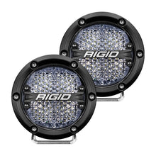 Load image into Gallery viewer, Rigid Industries 360-Series 4in LED Off-Road Diffused Beam - White Backlight (Pair) (36208)