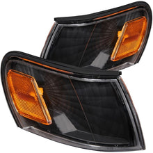 Load image into Gallery viewer, ANZO USA Corner Lights 1993-1997 Toyota Corolla Euro Corner Lights Black w/ Amber Reflector (521036)