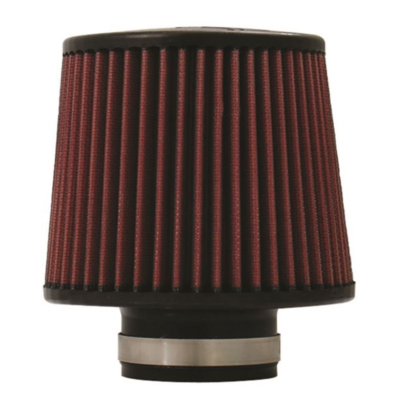 Injen High Performance Air Filter - 2.50 Black Filter 6 Base / 5 Tall / 5 Top (X-1012-BR)