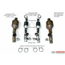 Load image into Gallery viewer, Fabspeed Murcielago Primary Sport Catalytic Converters (01-10) (FS.LAM.MUR640.PSCV)