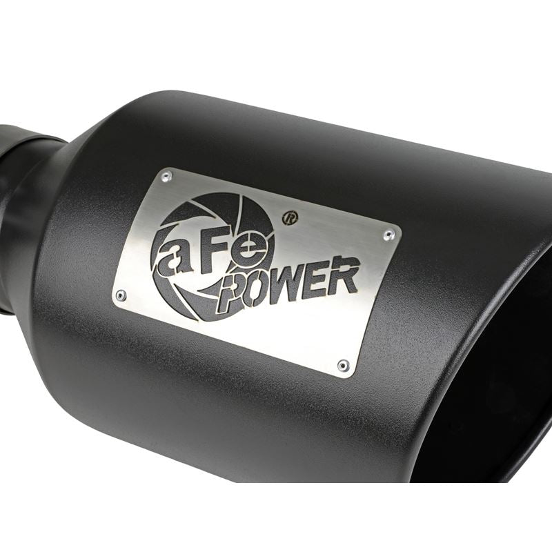 afe MACH Force-Xp 409 Stainless Steel Clamp-on Exhaust Tip Black (49T40801-B15)