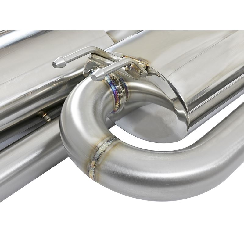 Takeda 3 IN 304 Stainless Steel Cat-Back Exhaust System w/ Polished Tips (49-36621-P)