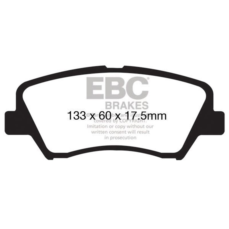 EBC Greenstuff 2000 Series Sport Brake Pads (DP21874)