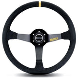 Sparco R368 Racing Steering Wheel, Black Suede (015R368MSN)