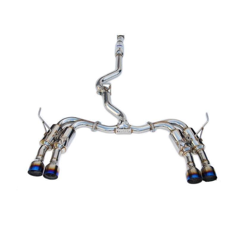 Invidia 2015+ Subaru WRX / STI Gemini/R400 Single Layer Quad Titanium Tip Cat-Back Exhaust (HS15STIG (HS15STIGM4ST)