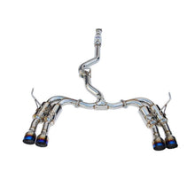 Load image into Gallery viewer, Invidia 2015+ Subaru WRX / STI Gemini/R400 Single Layer Quad Titanium Tip Cat-Back Exhaust (HS15STIG (HS15STIGM4ST)