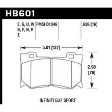 Load image into Gallery viewer, Hawk Performance HPS 5.0 Brake Pads (HB601B.626)