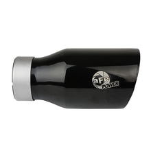 Load image into Gallery viewer, aFe MACH Force-Xp 304 Stainless Steel Clamp-on Exhaust Tip Black (49T30454-B093)