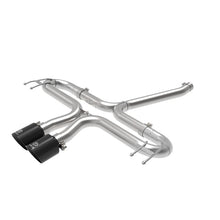 Load image into Gallery viewer, Takeda 2-1/2 IN 304 Stainless Steel Axle-Back Exhaust System w/ Black Tips (49-36625-B)