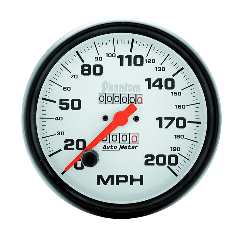 AutoMeter Phantom 5in 0-200 MPH Mechanical Speedometer (5896)