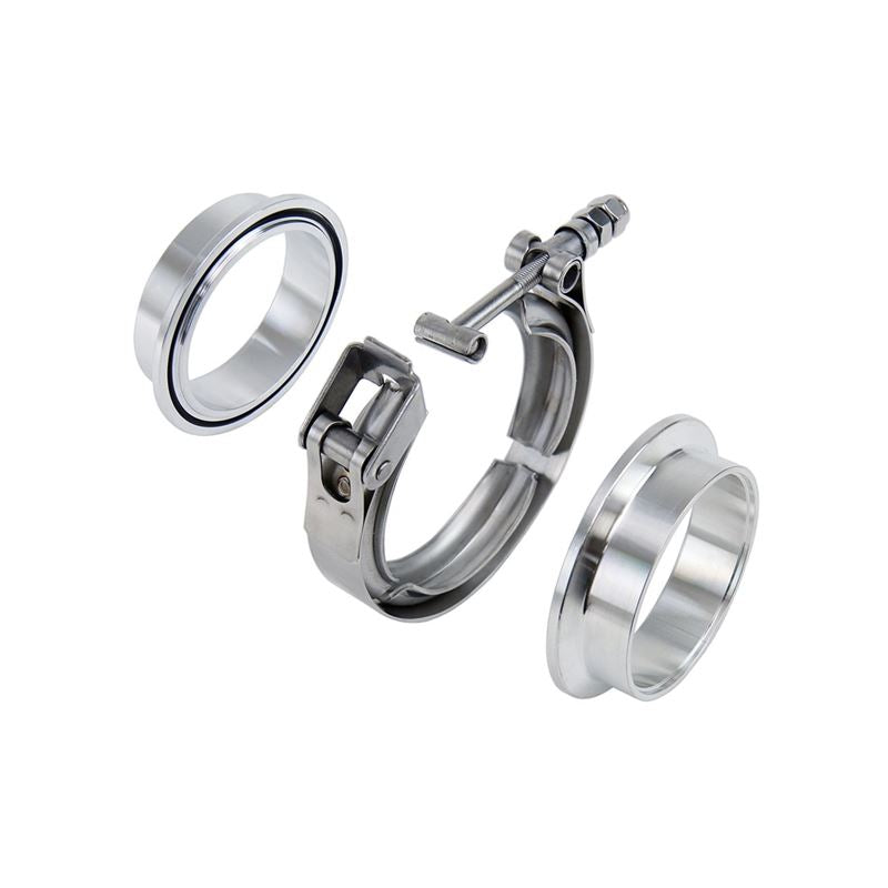 HPS Performance Stainless Steel V Band Clamp with Aluminum or Stainless Steel Flanges (VCKIT-AL-200)