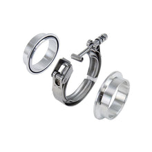 Load image into Gallery viewer, HPS Performance Stainless Steel V Band Clamp with Aluminum or Stainless Steel Flanges (VCKIT-AL-200)