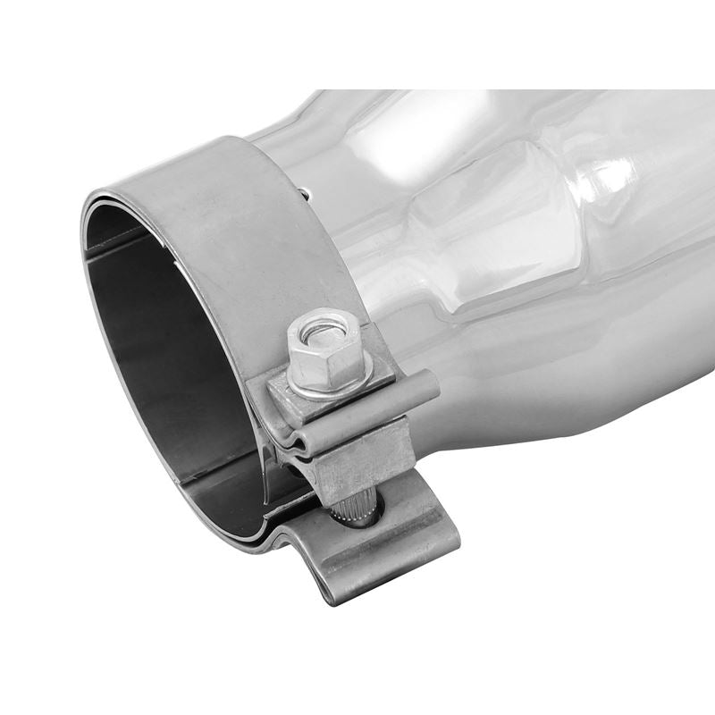 aFe MACH Force-Xp 304 Stainless Steel Clamp-on Exhaust Tip Polished (49T30401-P09)