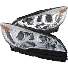 Load image into Gallery viewer, ANZO USA 2013-2015 Ford Escape Projector Headlights w/ U-Bar Chrome (111325)