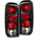 ANZO USA 1997-2001 Jeep Cherokee Taillights Black (211103)