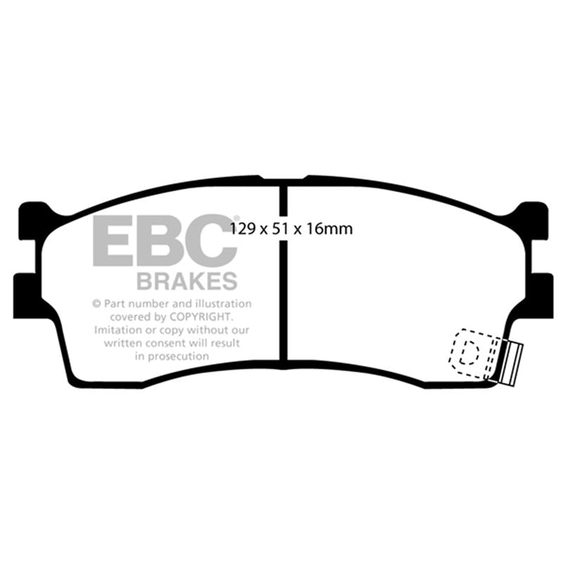 EBC Greenstuff 2000 Series Sport Brake Pads (DP21475)