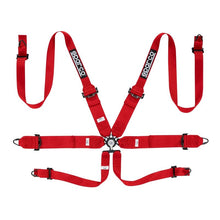 Load image into Gallery viewer, Sparco 3&quot; 6-Point Hans Steel Competition Harness (04818RH1)