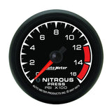 AutoMeter ES 52mm Full Sweep Electric 0-1600 PSI Nitrous Pressure Gauge (5974)