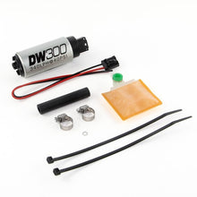 Load image into Gallery viewer, Deatschwerks DW300 series, 340lph in-tank fuel pump w/ install kit (all FWD) 90-94 (9-301-0883)