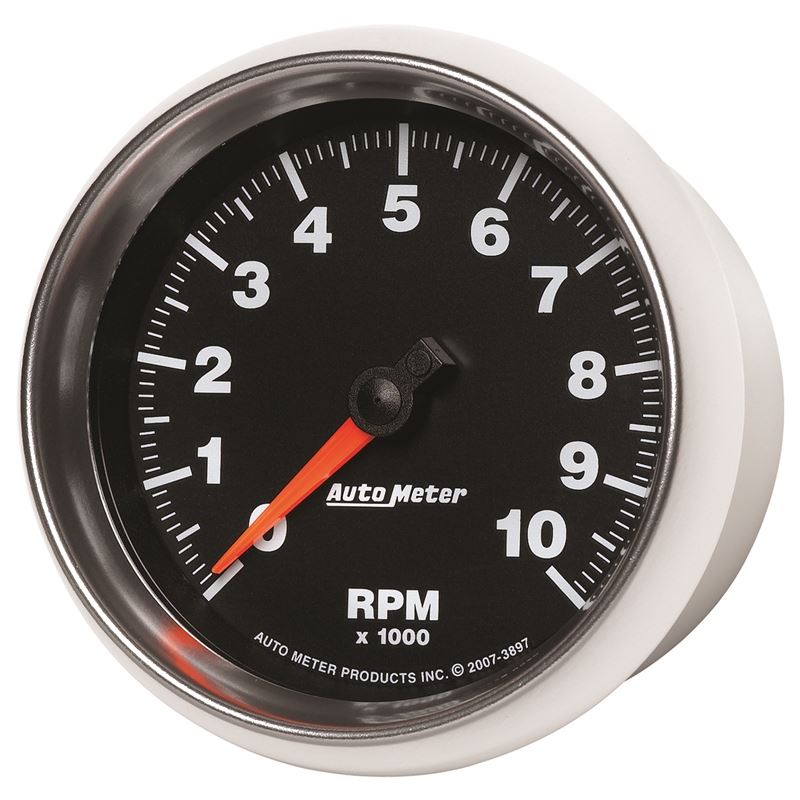 AutoMeter GS 3-3/8in 10000 RPM In-Dash Tachometer Gauge (3897)