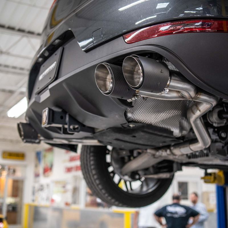 Fabspeed Porsche Macan 2.0L Rear Slip-on Sport Exhaust (2022+) (FS.POR.22MCN2L.RMBPP)