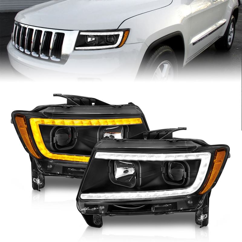 ANZO USA Projector Headlight for Jeep Grand Cherokee 11-13 (111568)