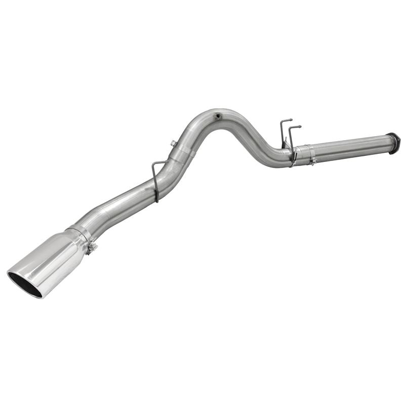 aFe ATLAS 5 IN Aluminized Steel DPF-Back Exhaust System w/Polished Tip (49-03064-P)