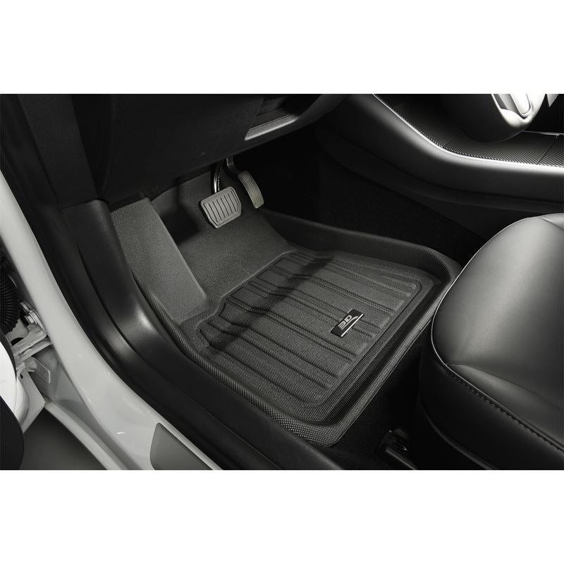 3D Maxpider 21-23 Polestar 2 Elitect 1st & 2nd Row Floormats - Black (E1PS00001809)