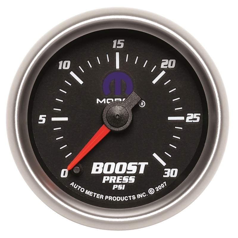 AutoMeter Mopar 52.4mm FSE 0-30 PSI Boost Gauge (880020)