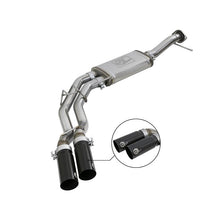 Load image into Gallery viewer, aFe Rebel Series 3 IN to 2-1/2 IN 409 Stainless Steel Cat-Back Exhaust w/ Black Tip (49-43078-B)