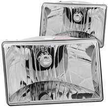 Load image into Gallery viewer, ANZO USA 1993-1998 Jeep Grand Cherokee Crystal Headlights Chrome (111066)