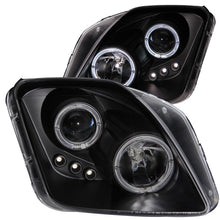 Load image into Gallery viewer, ANZO USA 1997-2001 Honda Prelude Projector Headlights w/ Halo Black w/ LED (121341)