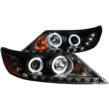 Load image into Gallery viewer, ANZO USA 2011-2013 Kia Sorento Projector Headlights w/ Halo Black (CCFL) (111248)