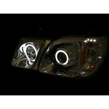 Load image into Gallery viewer, ANZO USA 1998-2007 Lexus Lx470 Projector Headlights w/ Halo Black (CCFL) (111170)