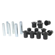 Load image into Gallery viewer, Whiteline Front Leaf Spring &amp;Shackle Bushings For Chevrolet Blazer 71-87 (W73476)