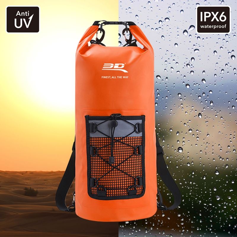 3D Maxpider ROLL-TOP DRY BAG BACKPACK ORANGE (6117-21)