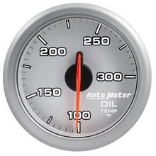 Load image into Gallery viewer, AutoMeter Airdrive 2-1/6in Oil Temp Gauge 100-300 Degrees F - Silver (9140-UL)