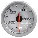 AutoMeter Airdrive 2-1/6in Oil Temp Gauge 100-300 Degrees F - Silver (9140-UL)