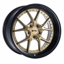 Load image into Gallery viewer, F1R F105 19x9.5 - Gold/ Black Lip Wheel