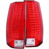 ANZO USA 2007-2014 Chevrolet Suburban LED Taillights Red/Clear - Escalade Look (311190)