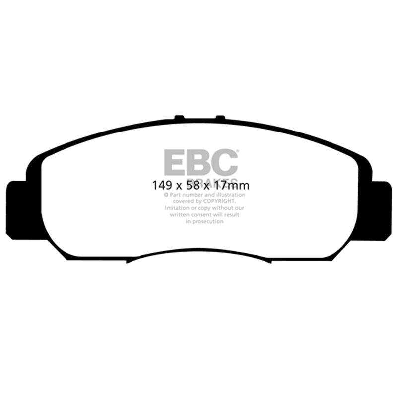 EBC Yellowstuff Street And Track Brake Pads (DP41669R)