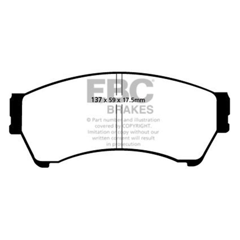 EBC Redstuff Ceramic Low Dust Brake Pads (DP31765/2C)