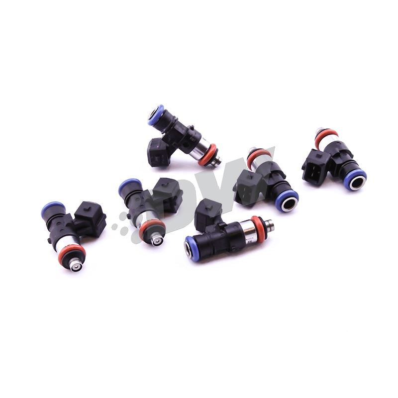 Deatschwerks Set of 6 1500cc Injectors for Mustang V6 2011-2015 3.7L (16M-22-1500-6)