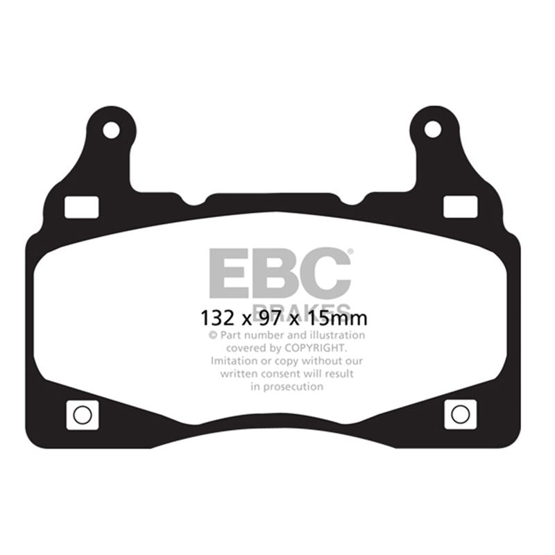 EBC Redstuff Ceramic Low Dust Brake Pads (DP31895C)