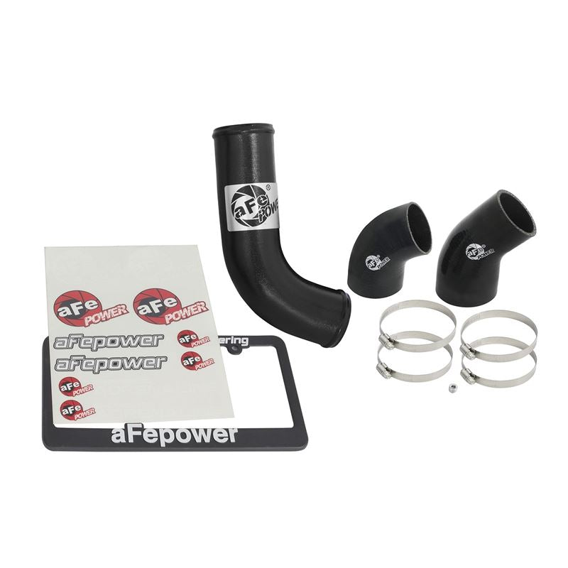 aFe BladeRunner 3 IN Aluminum Cold Charge Pipe Black (46-20259-B)