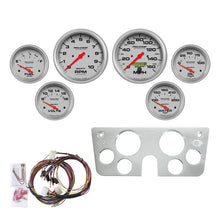 Load image into Gallery viewer, AutoMeter Ultra-Lite Dash Kit 6pc Tach / MPH / Temp / Oil / Volt for 67-72 Chevy Truck (7045-UL)