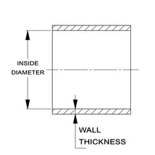 Load image into Gallery viewer, HPS 1 1/8&quot; 2&quot; ID, 3&quot; Length, Silicone Reducer Coupler Hose, High Temp 4 Pl (HTSR-112-200-BLK)