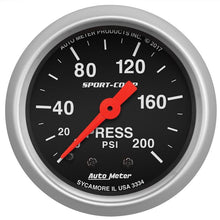 Load image into Gallery viewer, AutoMeter Air Pressure Gauge (3334)