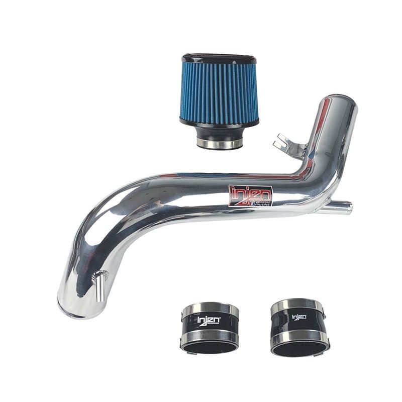 Injen Polished Short Ram Cold Air Intake System with SuperNano-Web Dry Air Filter (IS1342P)