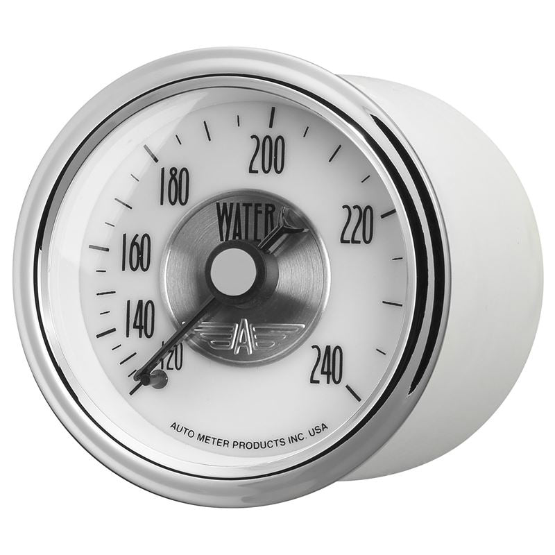 AutoMeter GT Series 52mm Mechanical 140-280 Deg F Water Temperature Gauge (8031)